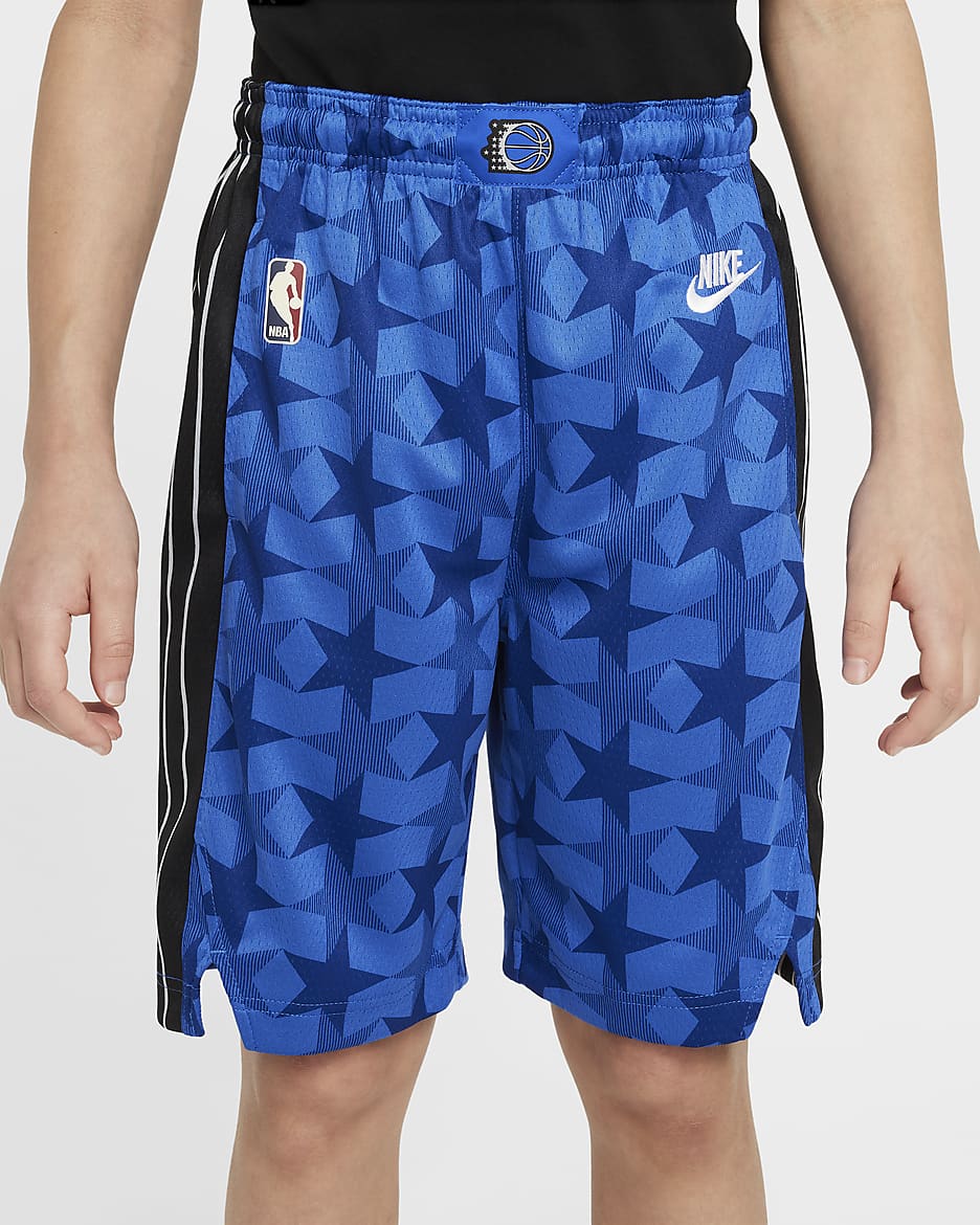 Orlando Magic 2023 24 Hardwood Classics Older Kids Boys Nike Dri FIT NBA Swingman Shorts